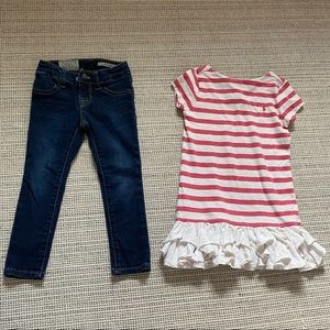 Polo Jeans (Size 3T) and Ralph Lauren Dress.